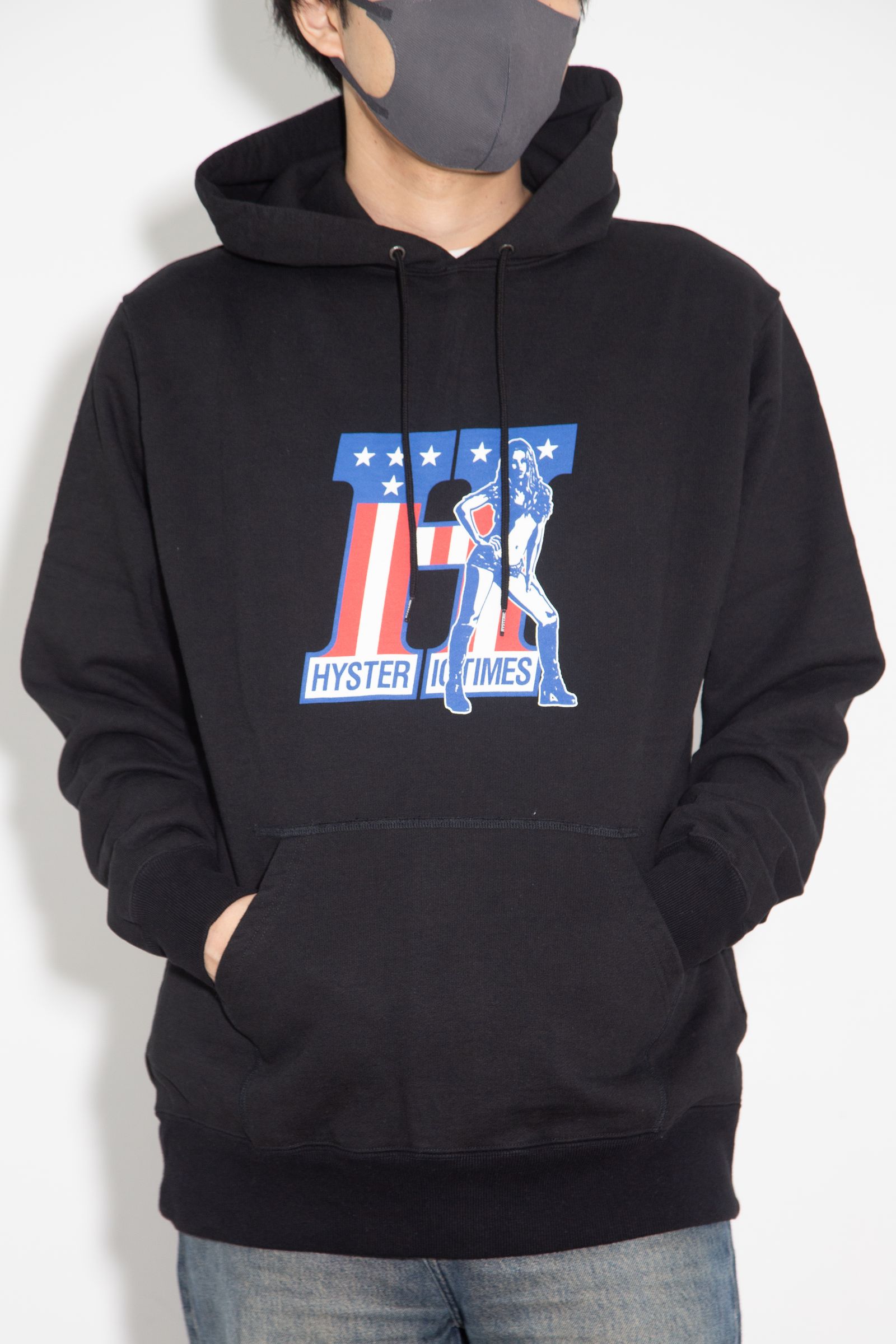 H TIMES パーカー / ブラック