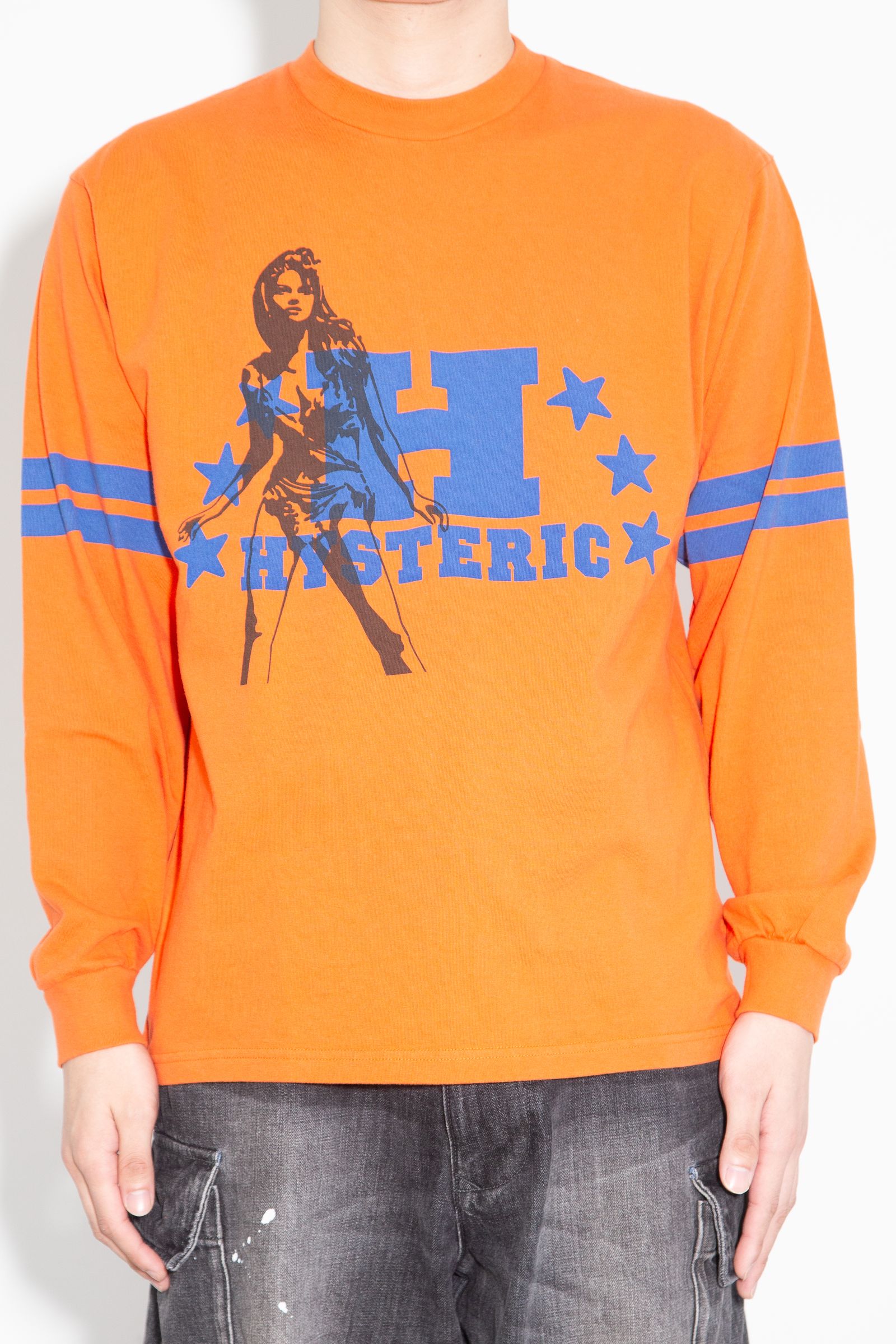 H STARS Tシャツ / オレンジ