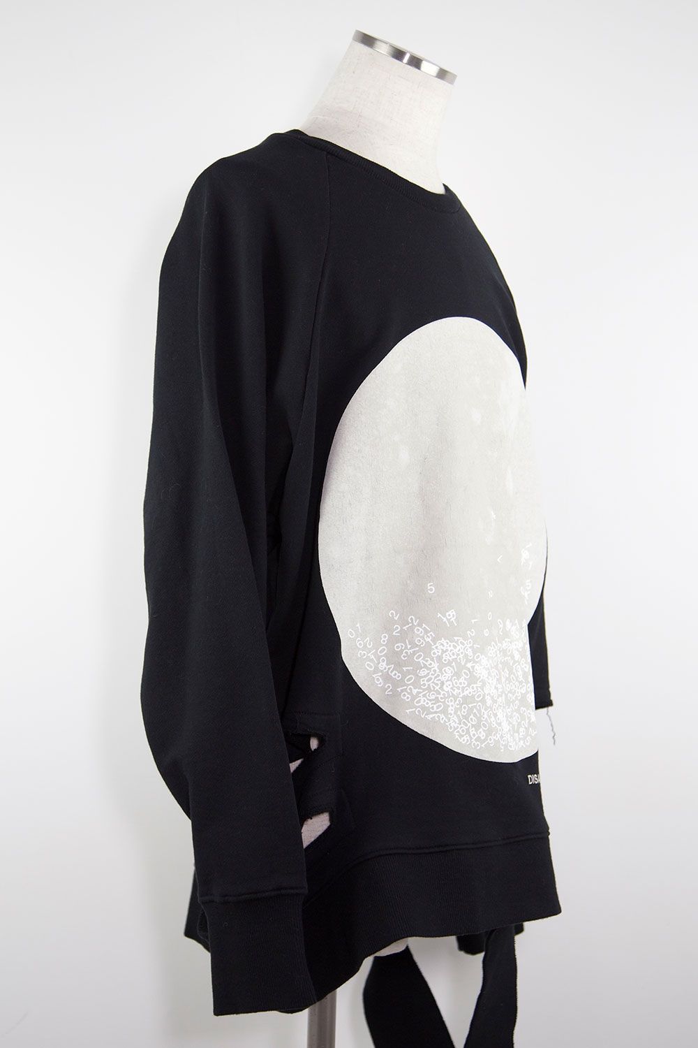 ラグランオーバーサイズトップ / RAGLAN OVER SIZE TOP / ブラック