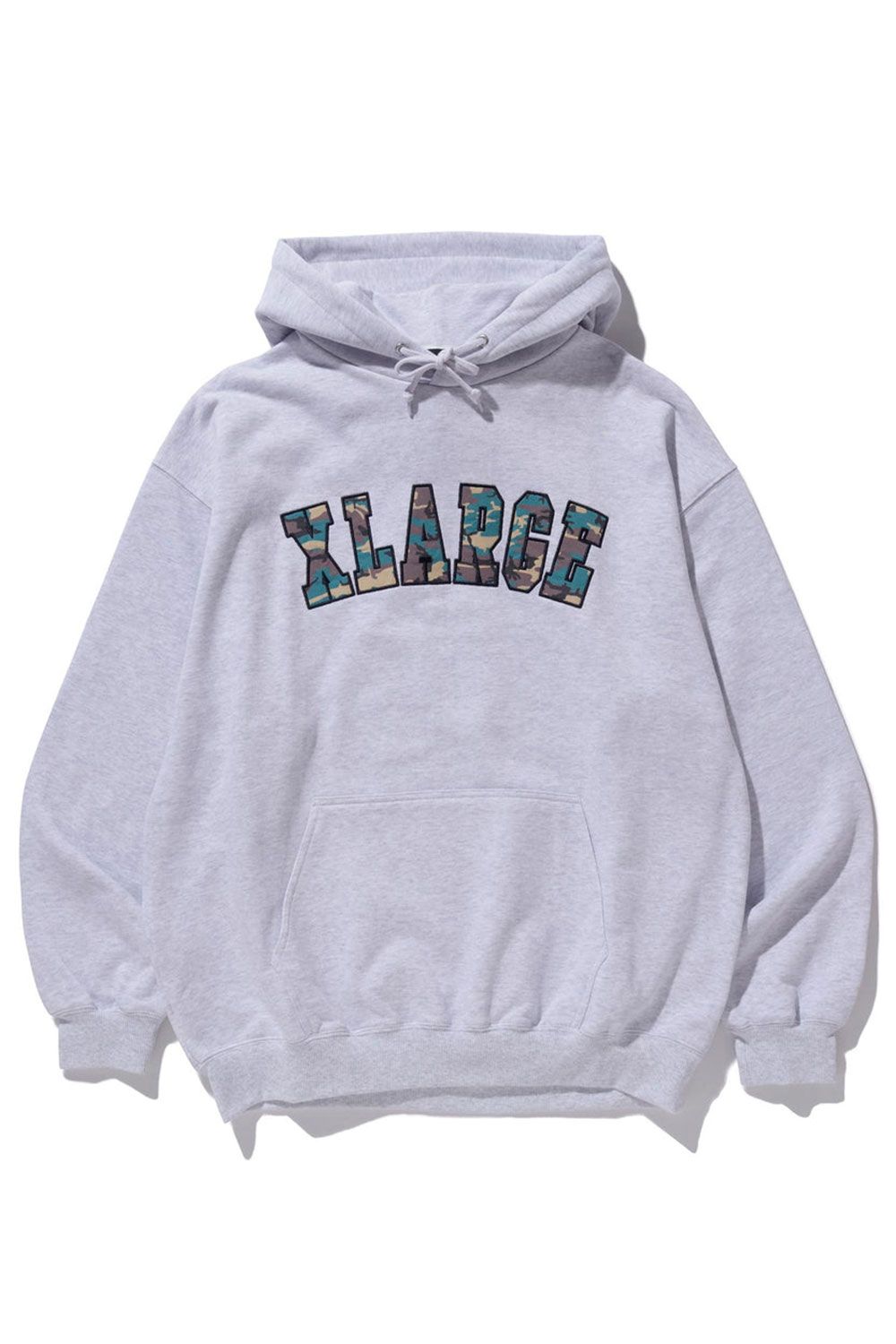 XLARGE - CAMO LOGO PULLOVER HOODED SWEAT / グリーン | Tempt