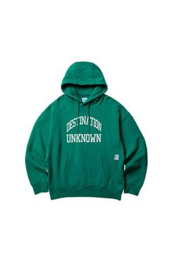 HEAVY WEIGHT COLLEGE PRINT HOODIE / グリーン