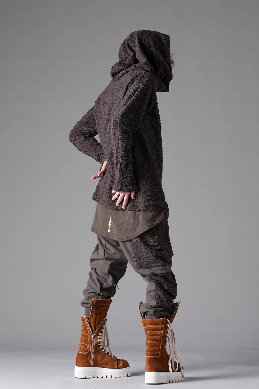 Paneled Sarouel Easy Pants