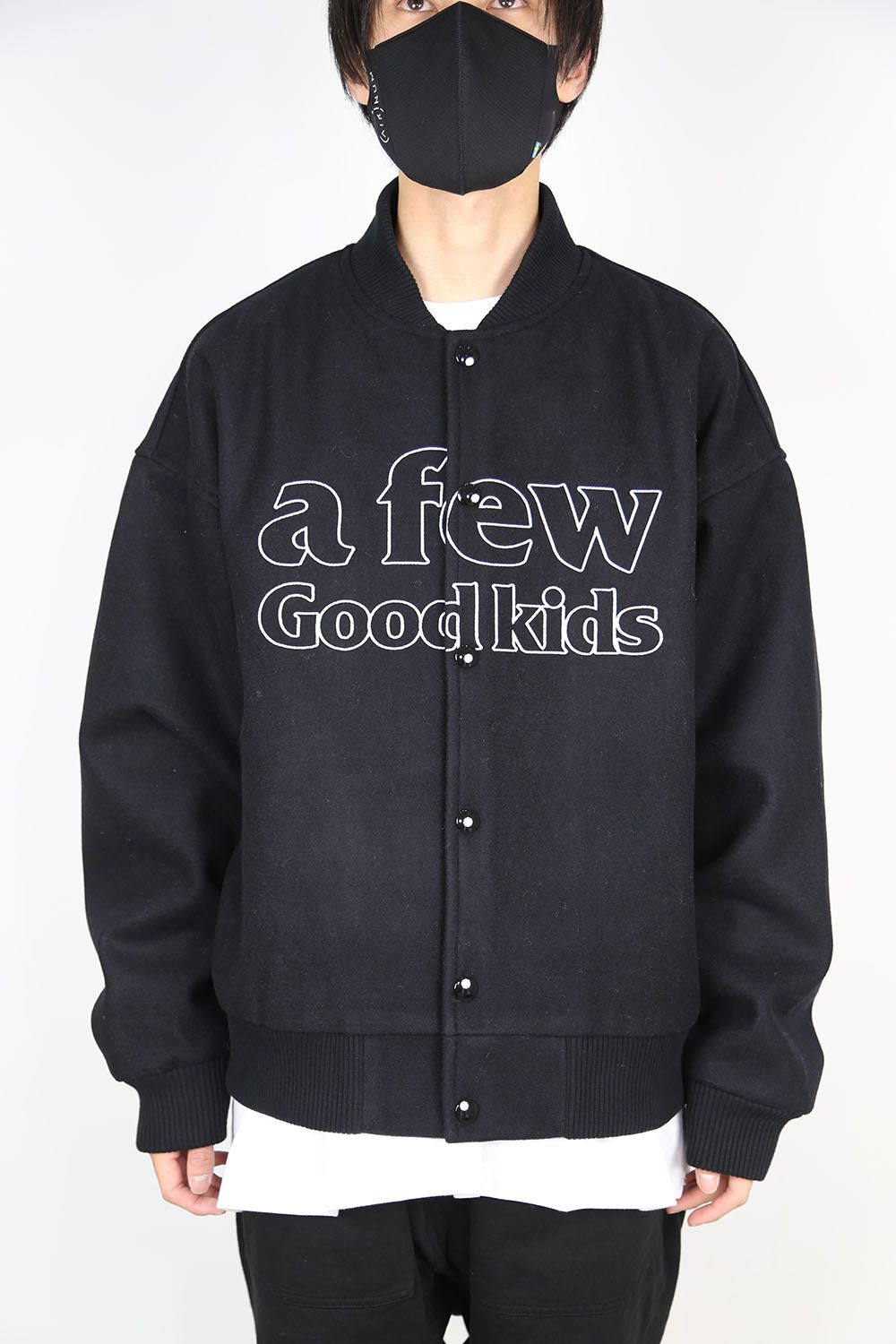 A FEW GOOD KIDS - ANGEL COLLEGE JACKET / ブラック | Tempt