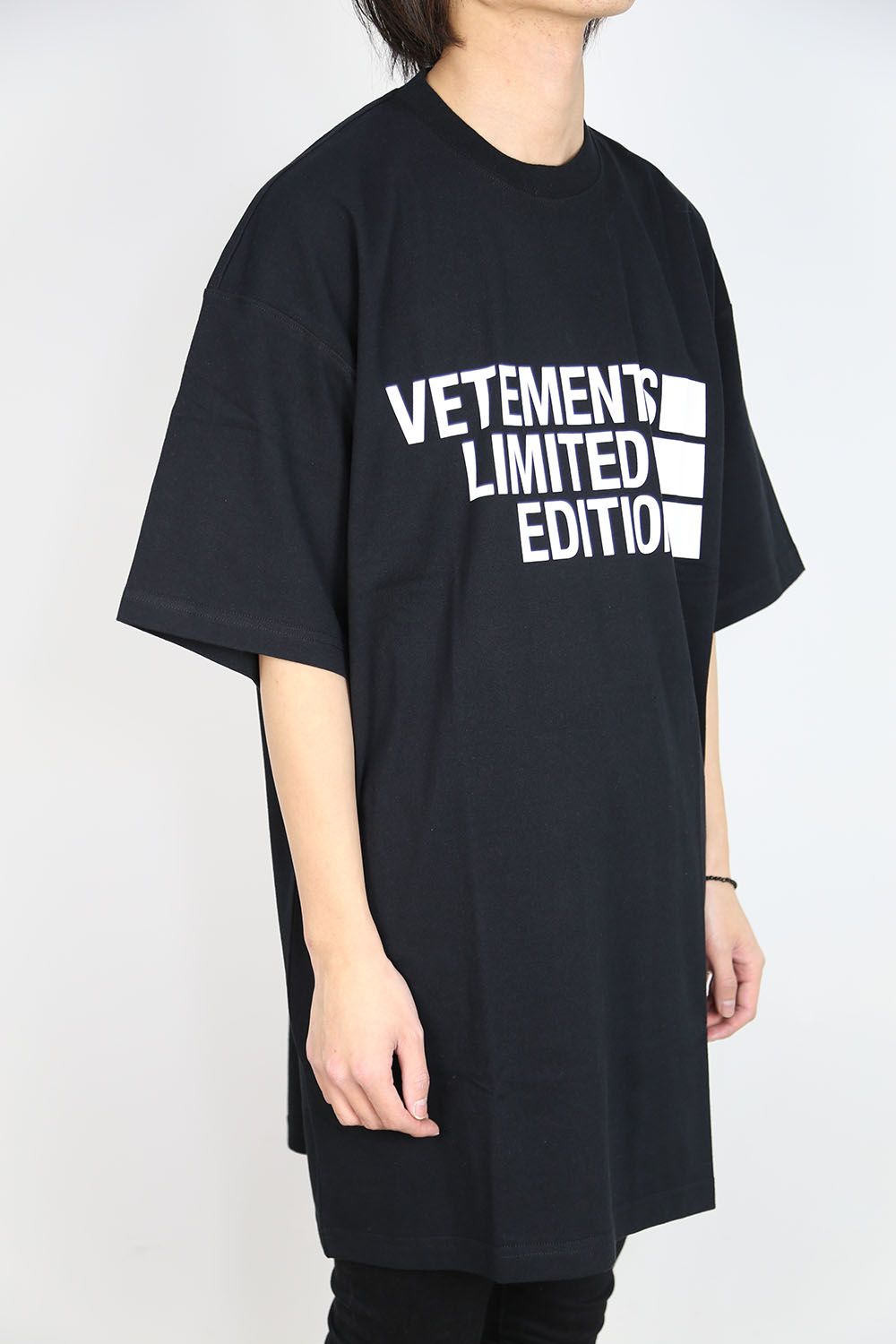 VETEMENTS ヴェトモン 21SS Limited Edition Big Logo Tee リミテッドエディションビッグロゴ 半袖Tシャツカットソー UE51TR810W ホワイト