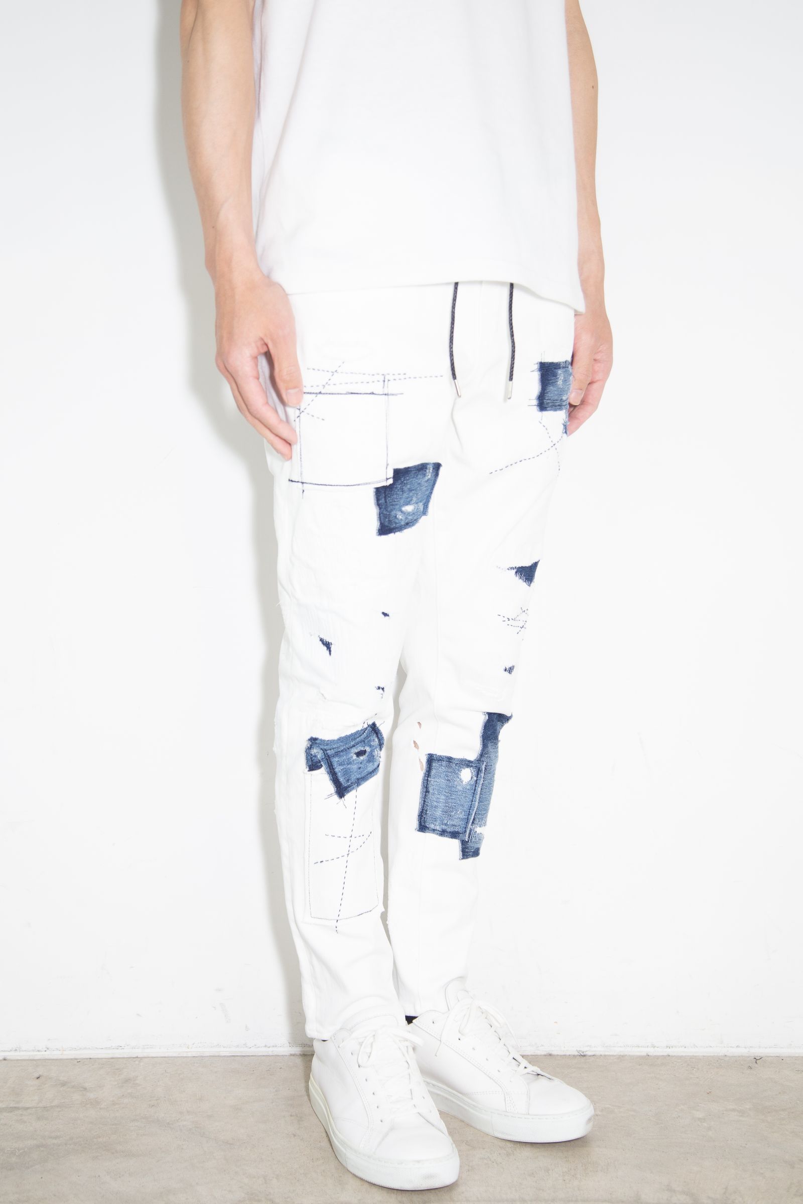 【人気定番商品】MICK DENIM JERSEY / ホワイトリメイク