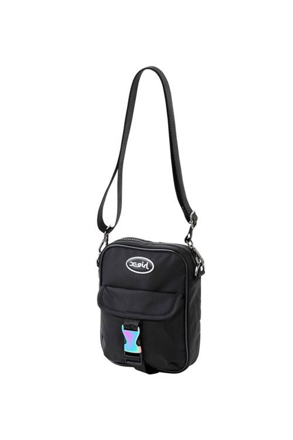 【人気リピート商品】 OVAL LOGO SHOULDER BAG  / ブラック
