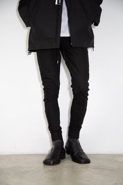RUBBER STRETCH TWILL 3 DIMENSIONAL PANTS / ブラック