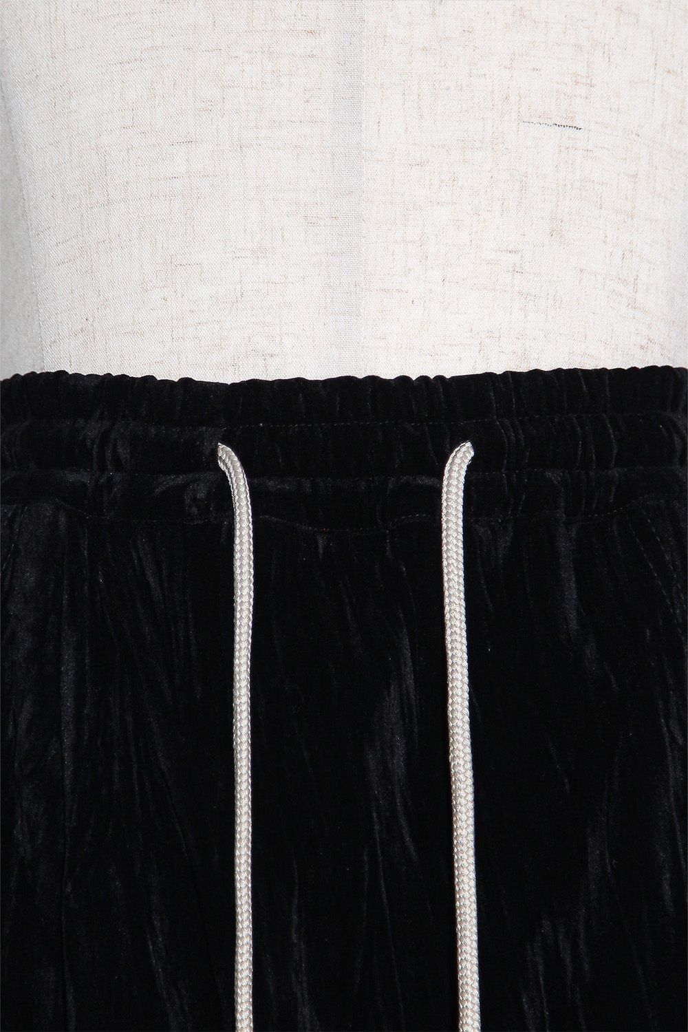 ベロアラップスカートパンツ / WRAP SKIRTS PANTS / ブラック / ag-12042