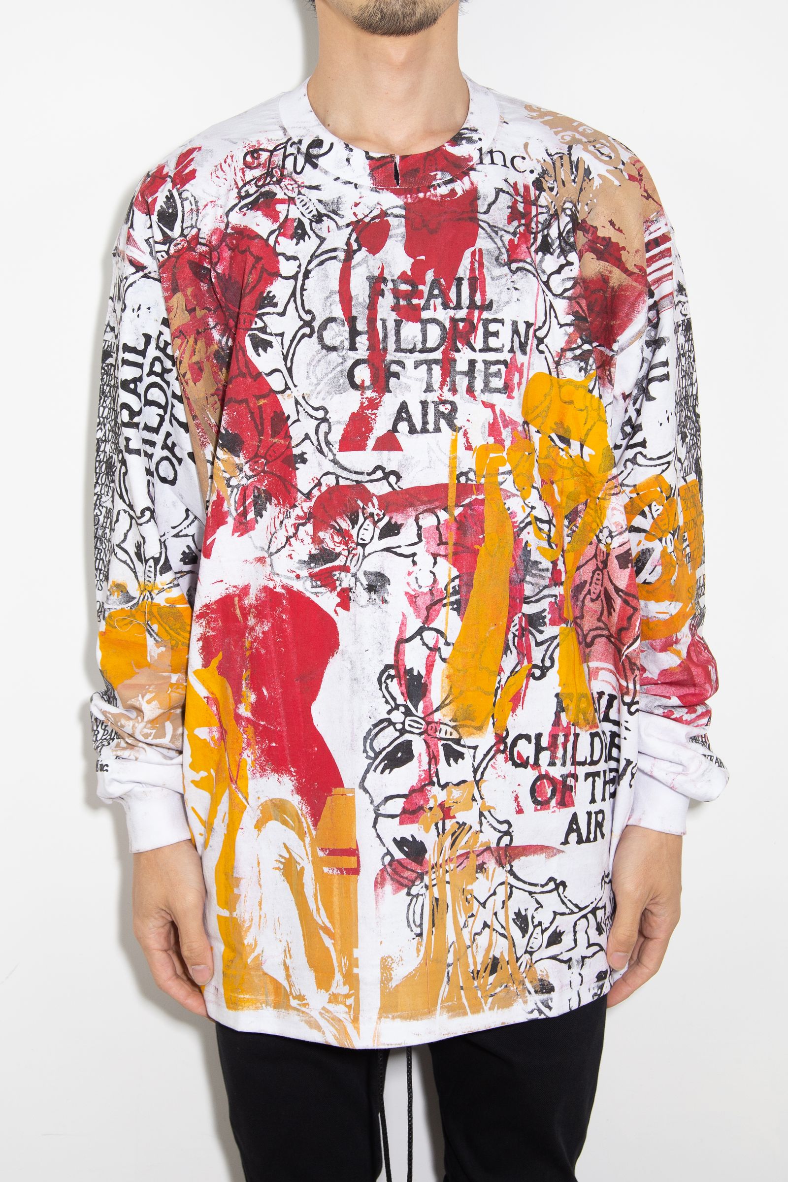 USED LS T- SHIRT / ホワイト 2