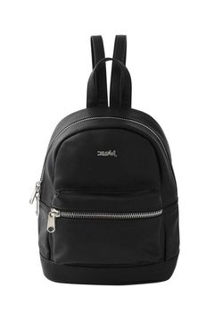 【人気リピート商品】 FAUX LEATHER MINI DAY PACK  / ブラック