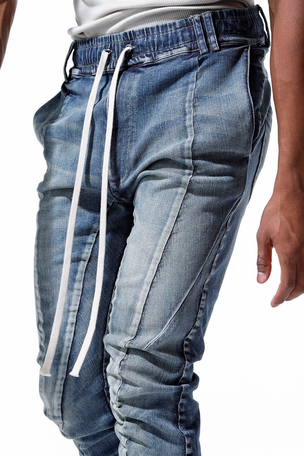 アナトミカルフィットデニム / DENIMD ANATOMICAL FITTED LONG PANTS / ブルー / ag-1806-4