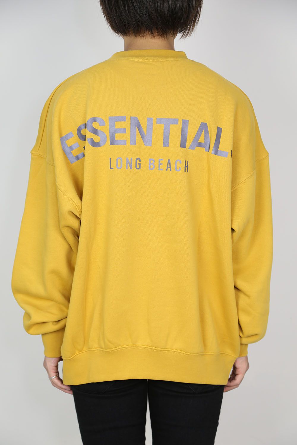 【LB限定】CREW SWEAT REFLECTOR / イエロー