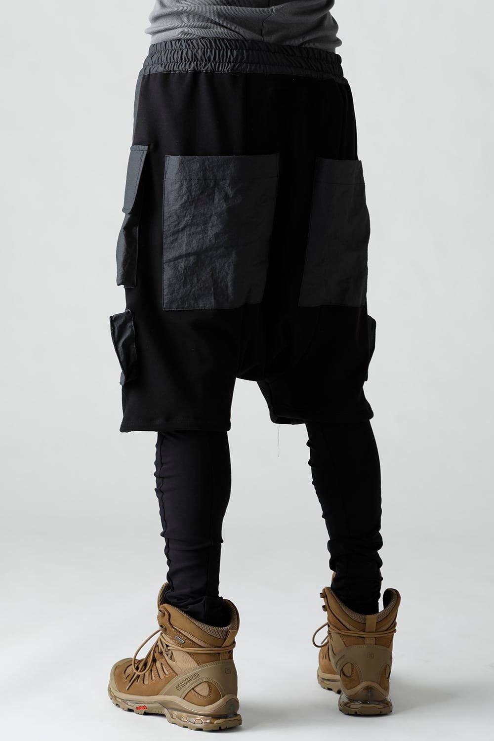 Cargo Sarouel Bomber Heat Shorts / ブラック