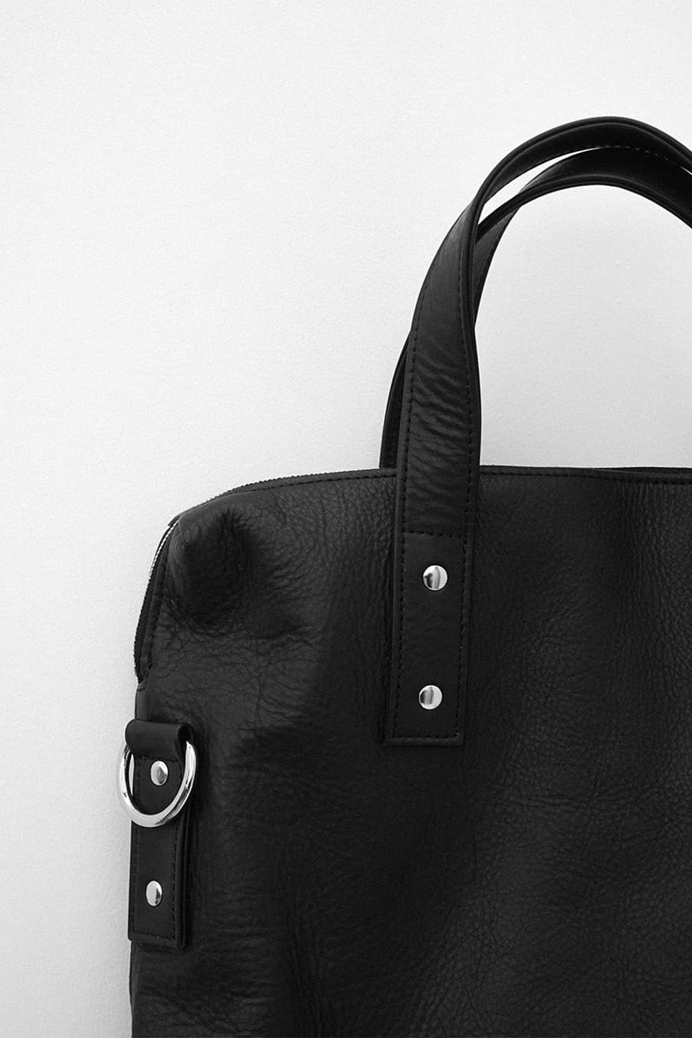 2Way Zip Leather Bag