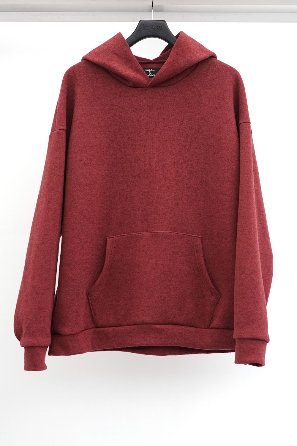 cotton/wool jersey hoodie