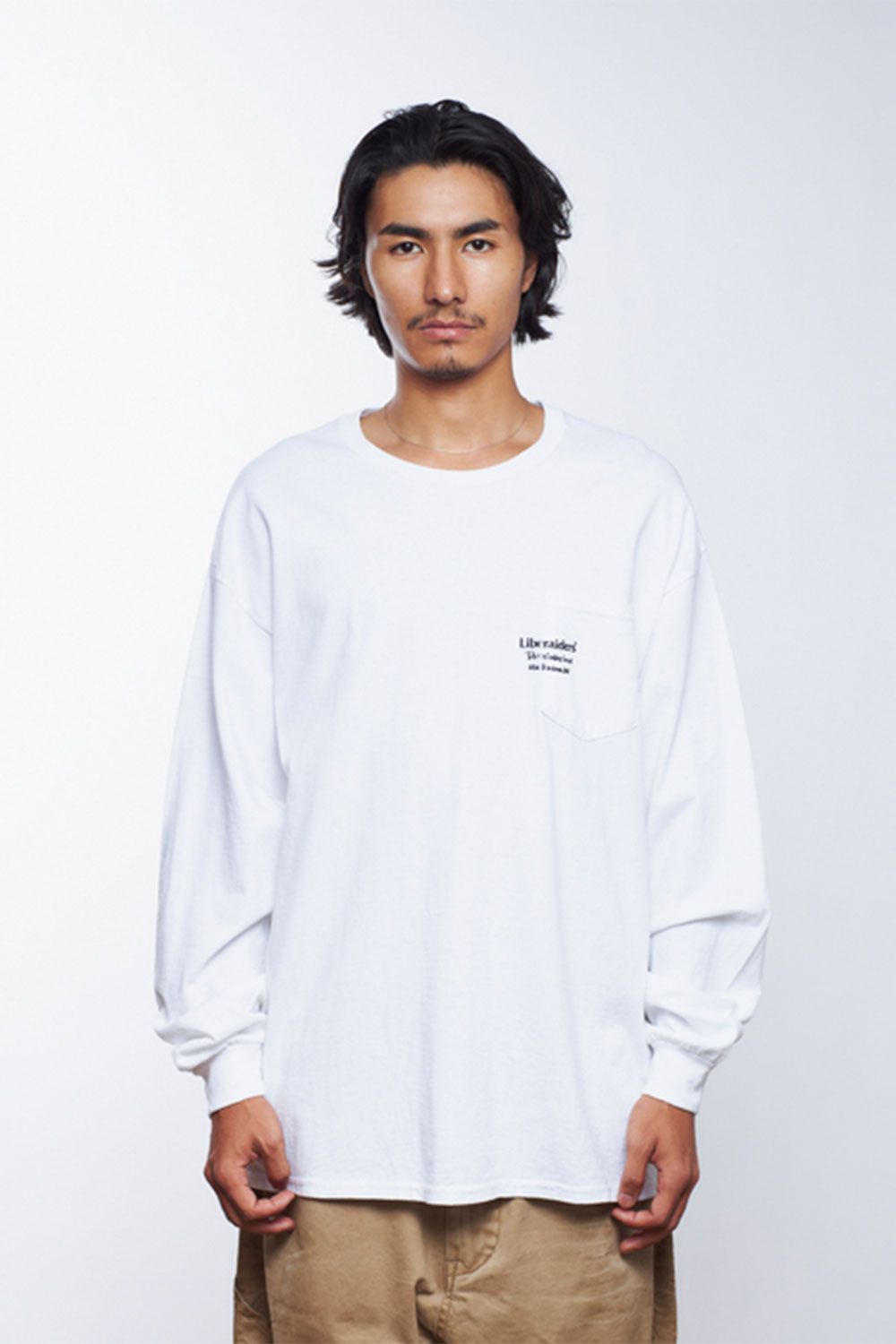 HEADQUATERS L/S TEE / ホワイト