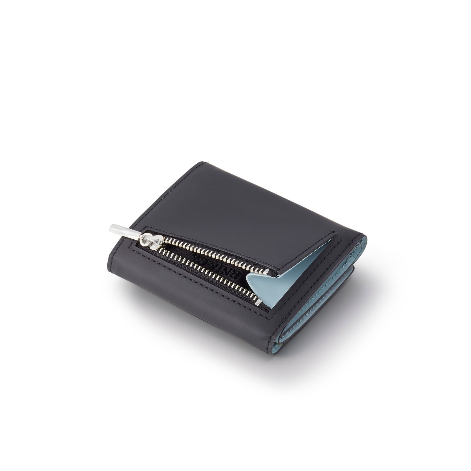Rubber Mini Three Fold Wallet / ブラック
