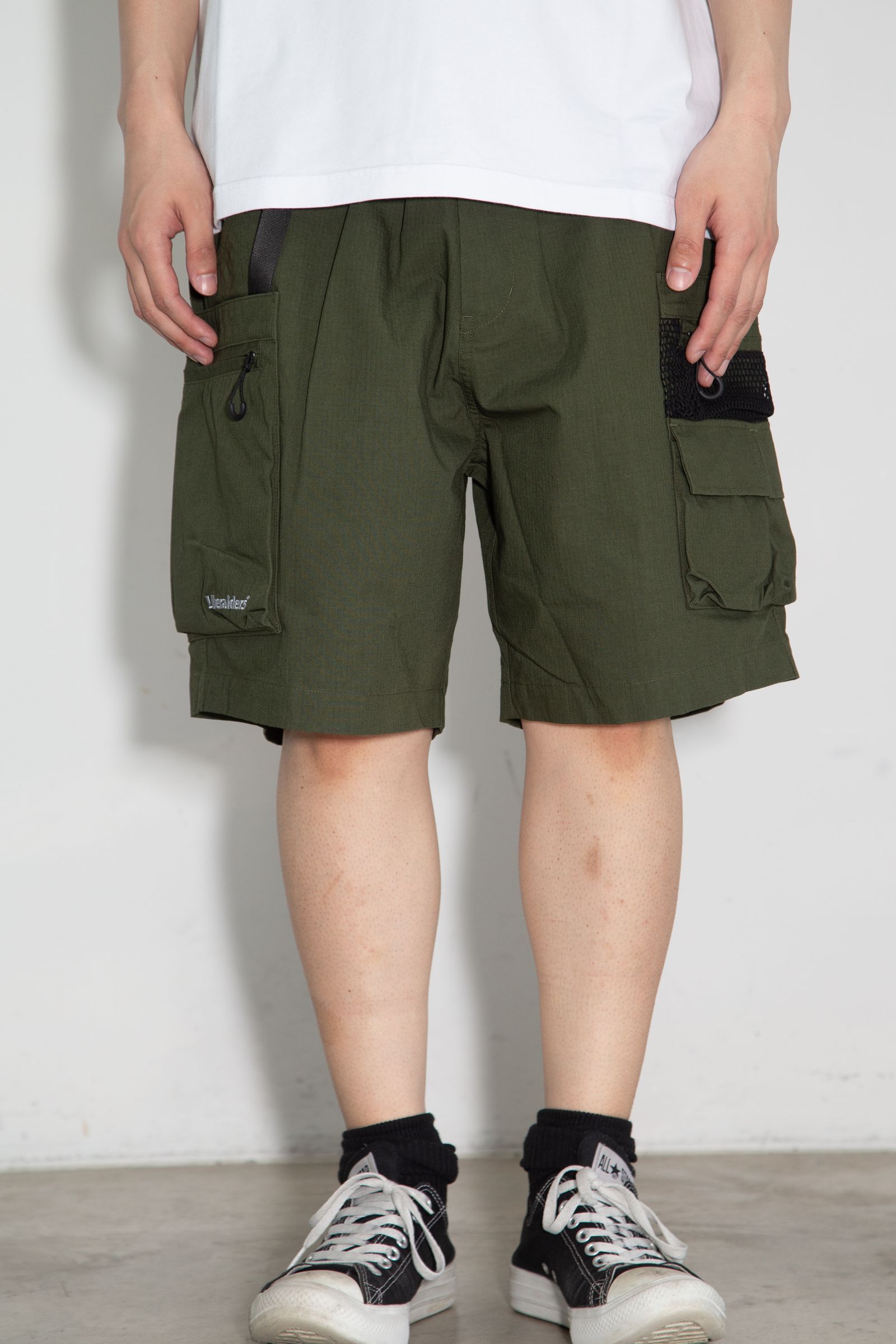 CORDURA RIP UTILITY SHORTS / オリーブ