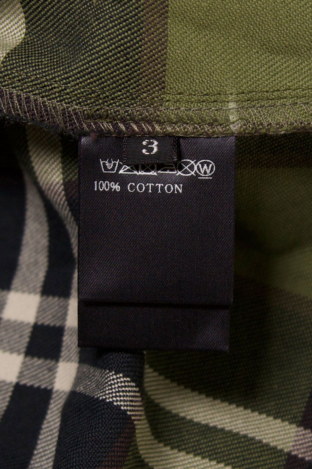 オーバーサイズチェックシャツ / OverSized Check Shirts / カーキ