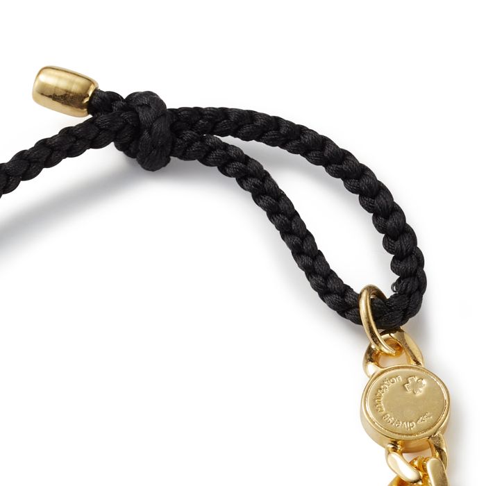 Chain & String Bracelet / ゴールド
