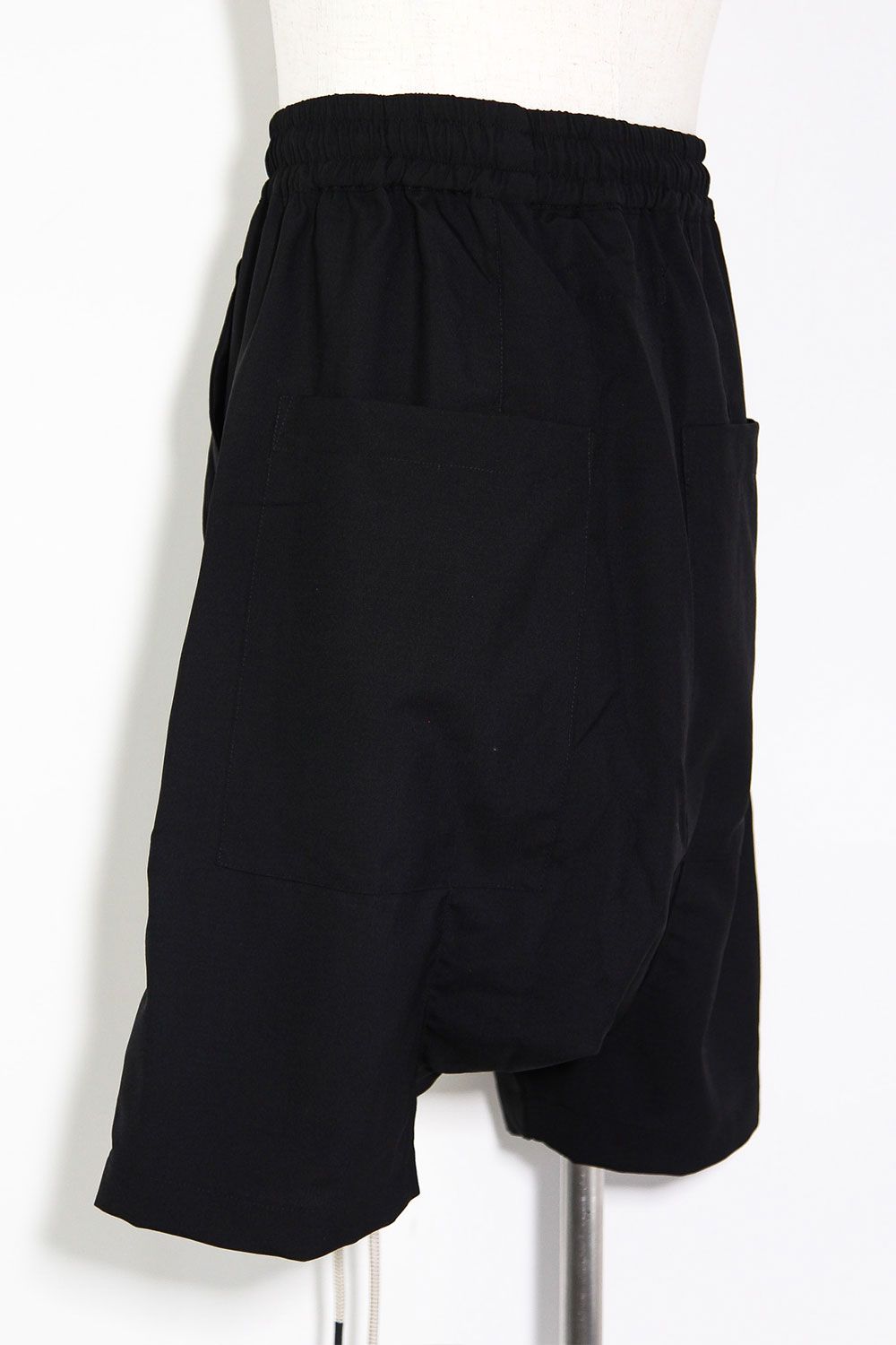 サマーウールサルエルショーツ / Summer Wool Sarouel Shorts / ブラック / ag-11042
