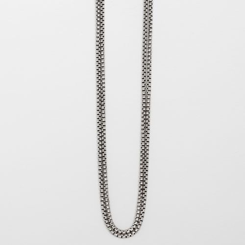 Box Double Chain Necklace / GN002