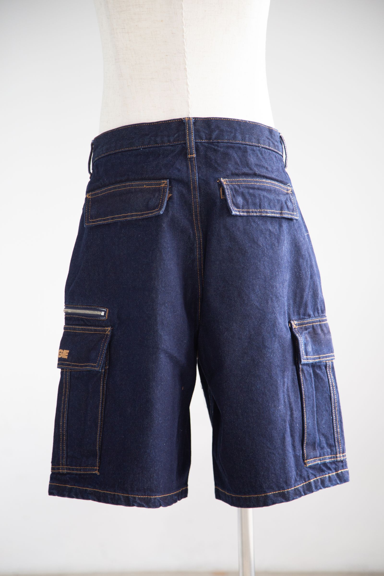 XLARGE - [ラスト1点 サイズ34] DENIM CARGO SHORT PANTS / インディゴ ...