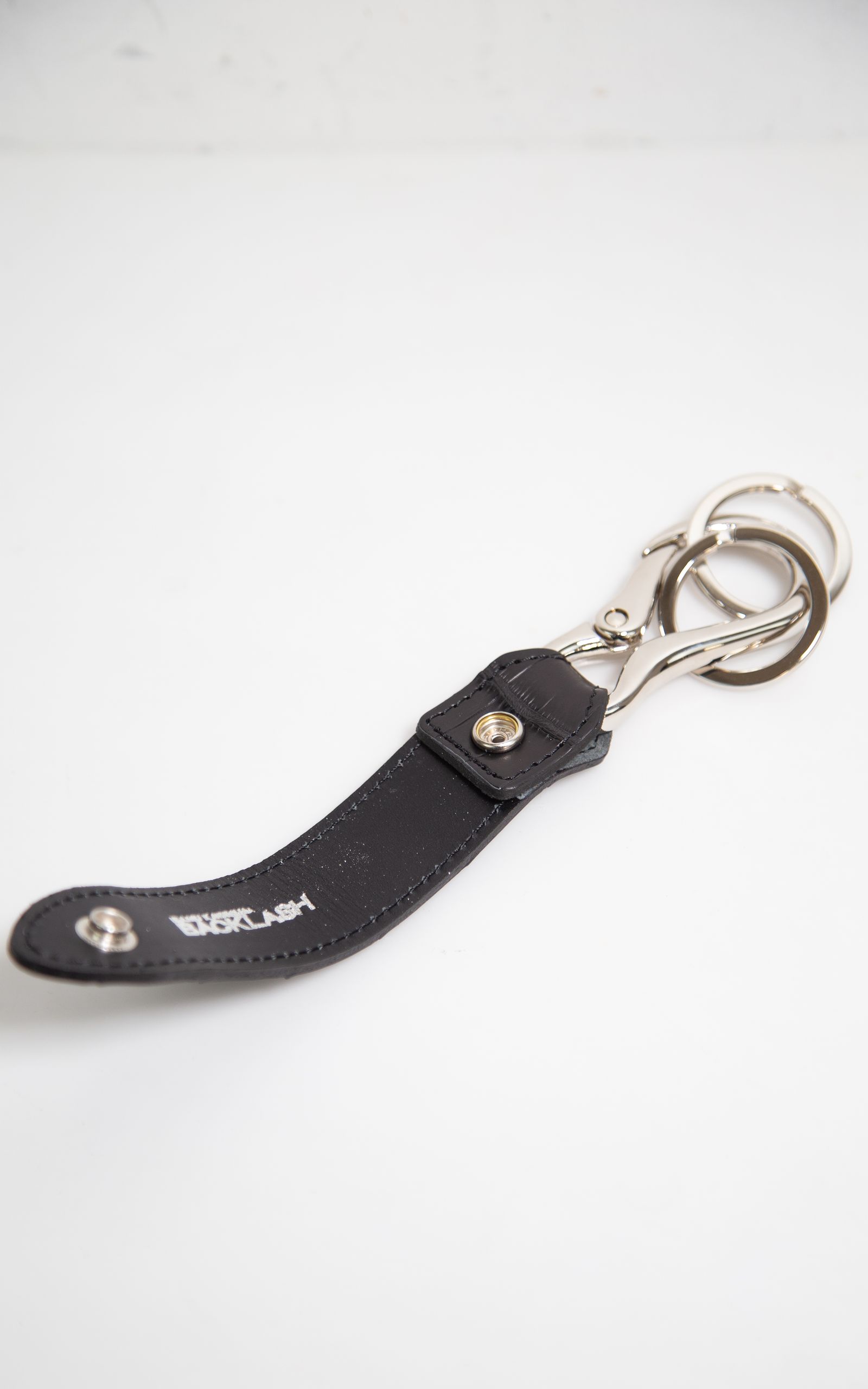 ISAMU KATAYAMA BACKLASH - CROCODILE KEY RING / ブラック | Tempt