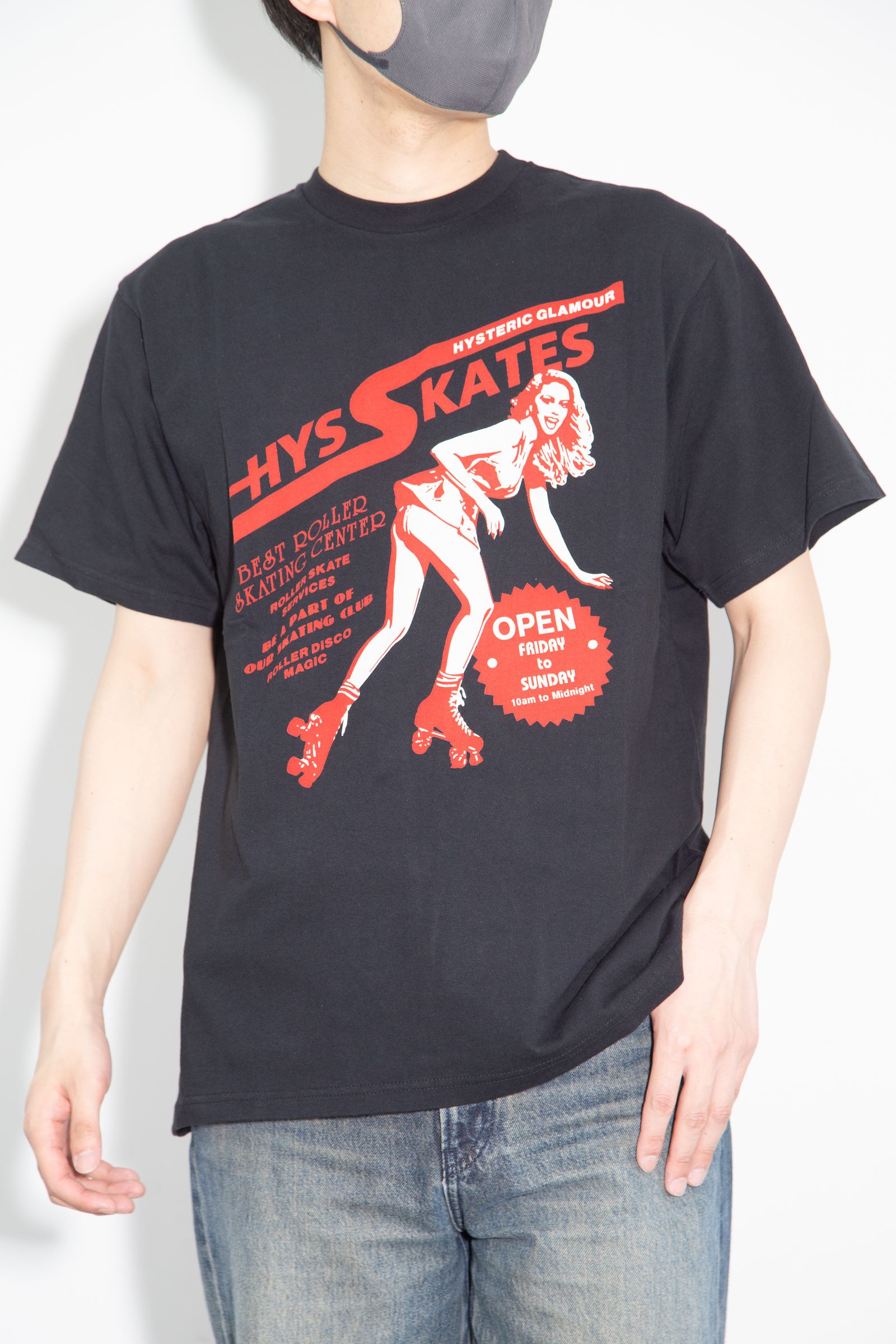 [ラスト1点 サイズM] HYS SKATES Tシャツ / ブラック