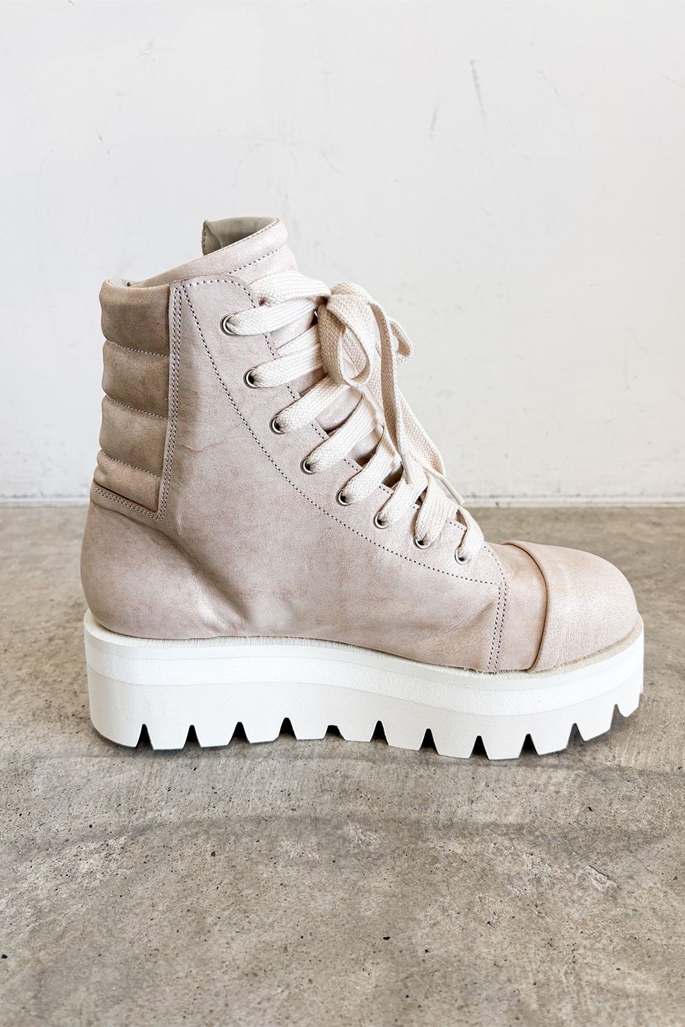 [ラスト1点 サイズ42] BOOTS / アッシュピンク×ホワイト