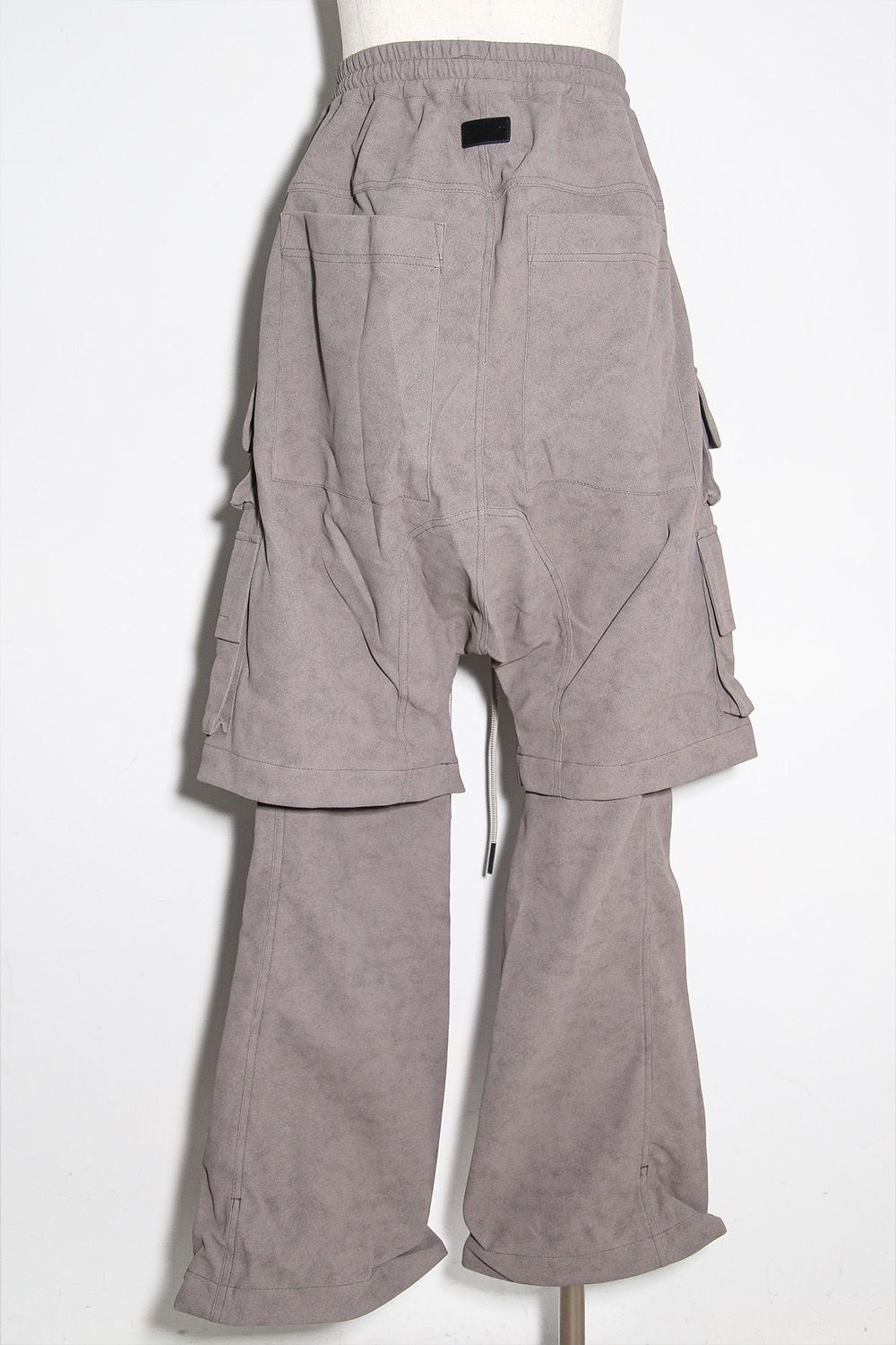 レイヤードブーツカットパンツ / LAYEDER BOOTS CUT / グレー / ag-12009