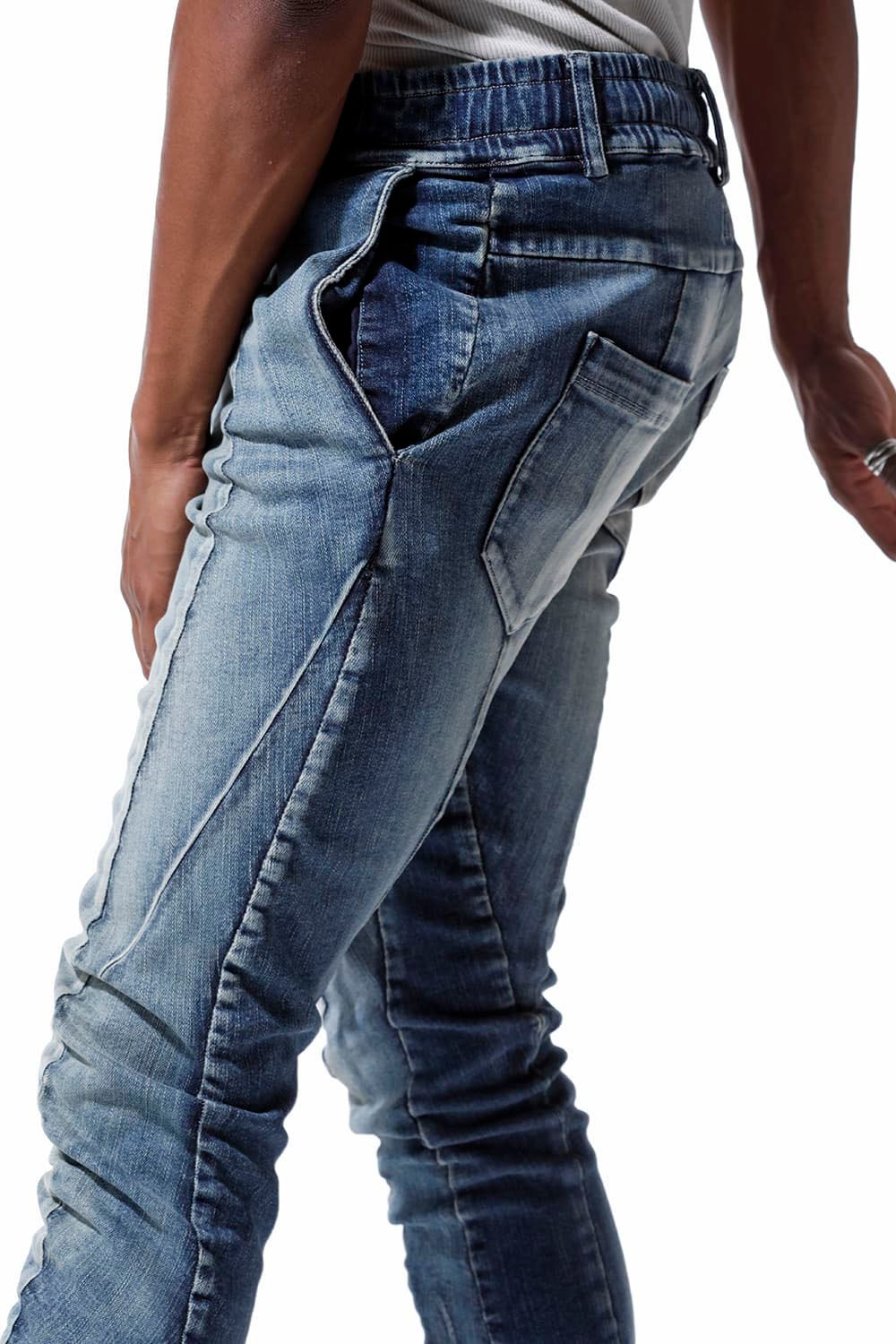 アナトミカルフィットデニム / DENIMD ANATOMICAL FITTED LONG PANTS / ブルー / ag-1806-4