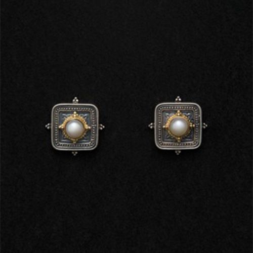 Cyclades Stud Earring（Pearl） / GA009