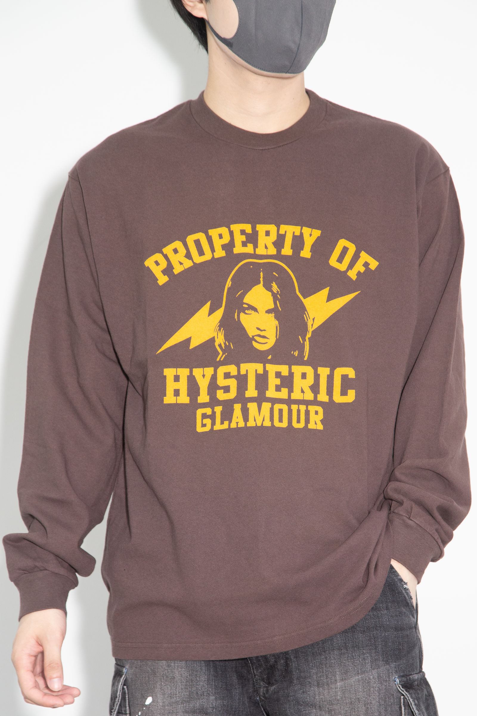 PROPERTY OF HYSTERIC Tシャツ / ブラウン