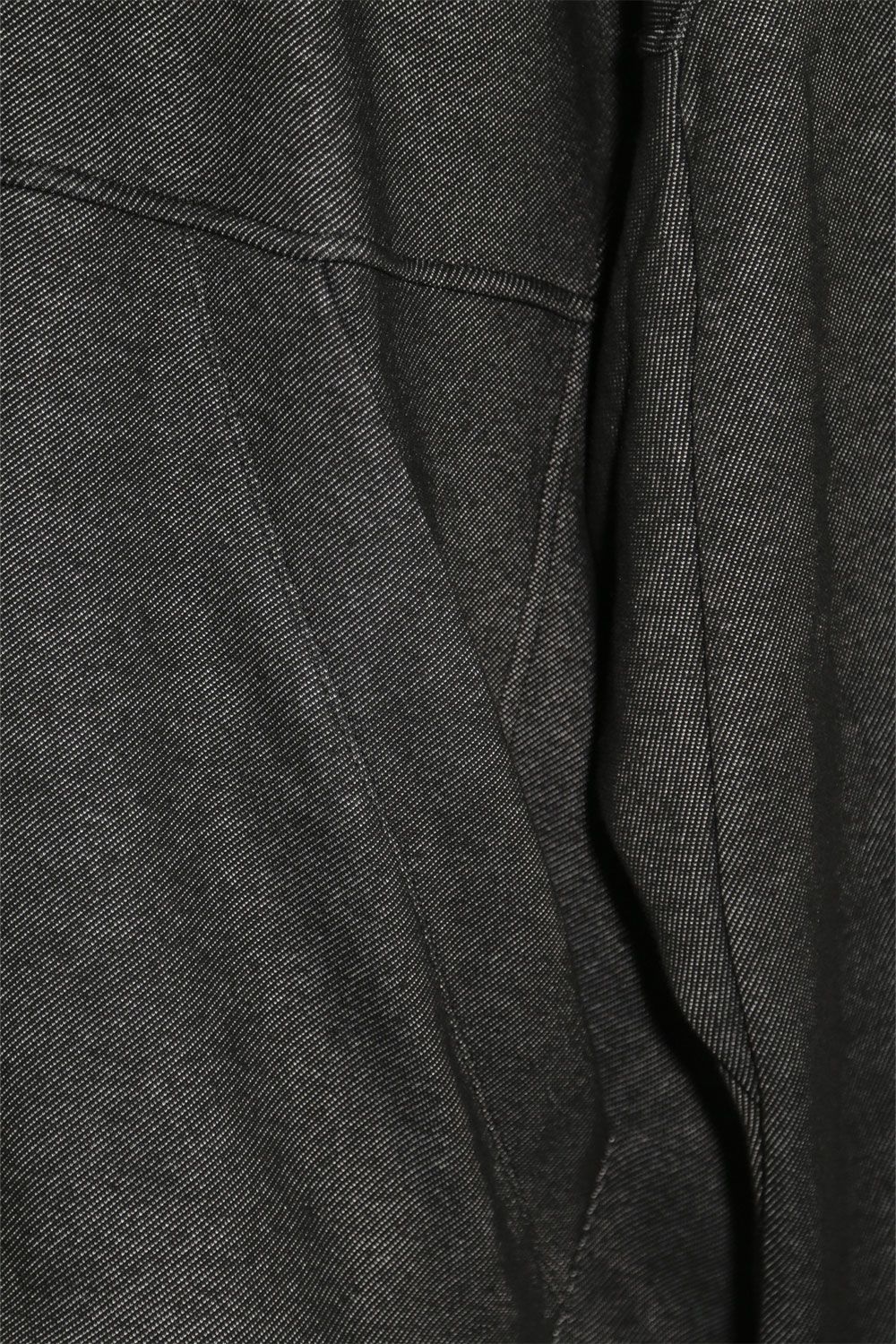 ボンバーヒートオーバーサイズジップフーディー / Bomber Heat ZIP Jumbo Hoodie / ミックスブラック / ag-10056