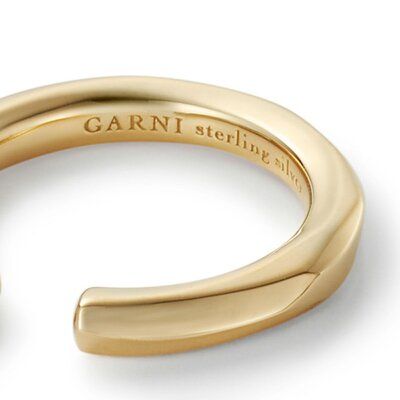 Crockery Hoop Earcuff - M - GOLD