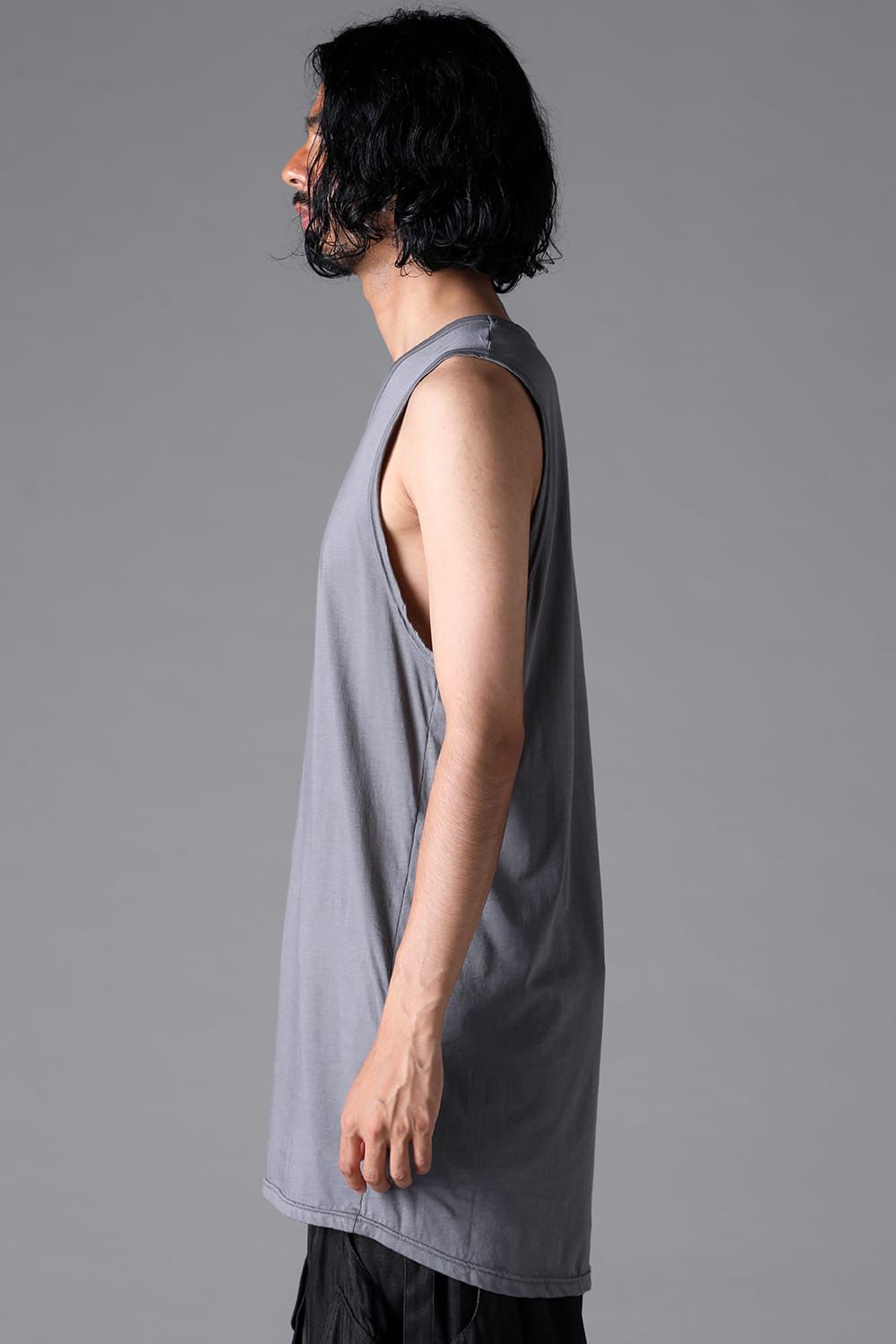 ロングタンクトップ / LONG TANK TOP / ストーン / ag-6083-3