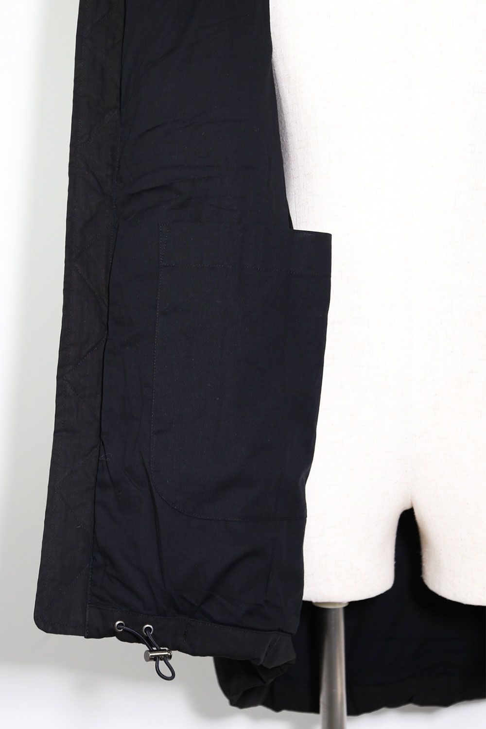IGH NECK VEST 223-637 / ハイネックベスト / ブラック
