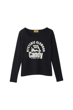 [ラスト1点] QUEEN SIZE CANDY チビTシャツ / ブラック