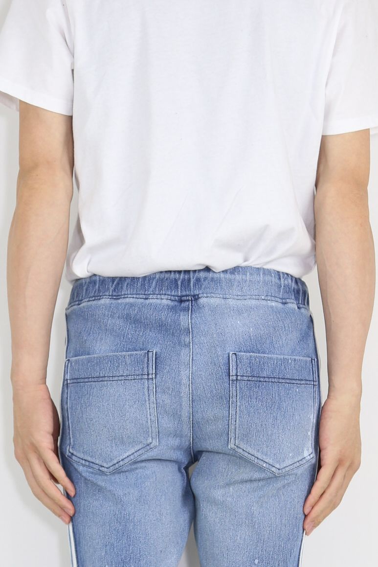 【人気継続商品】EX denim jersey BLINDLINE PT / ライトインディゴ