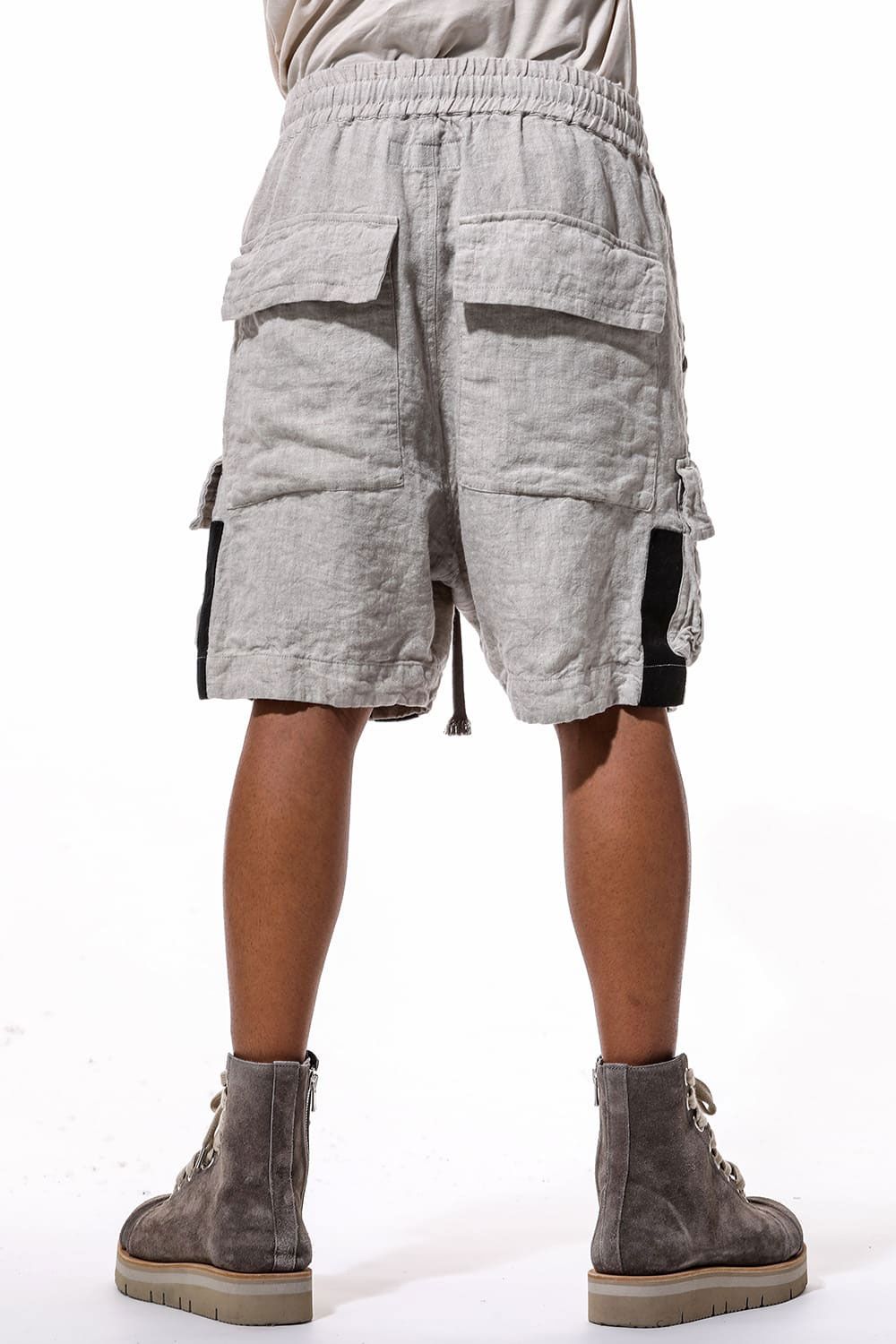 リネンショーツ / Linen Shorts / ライトグレー / ag-9003-3