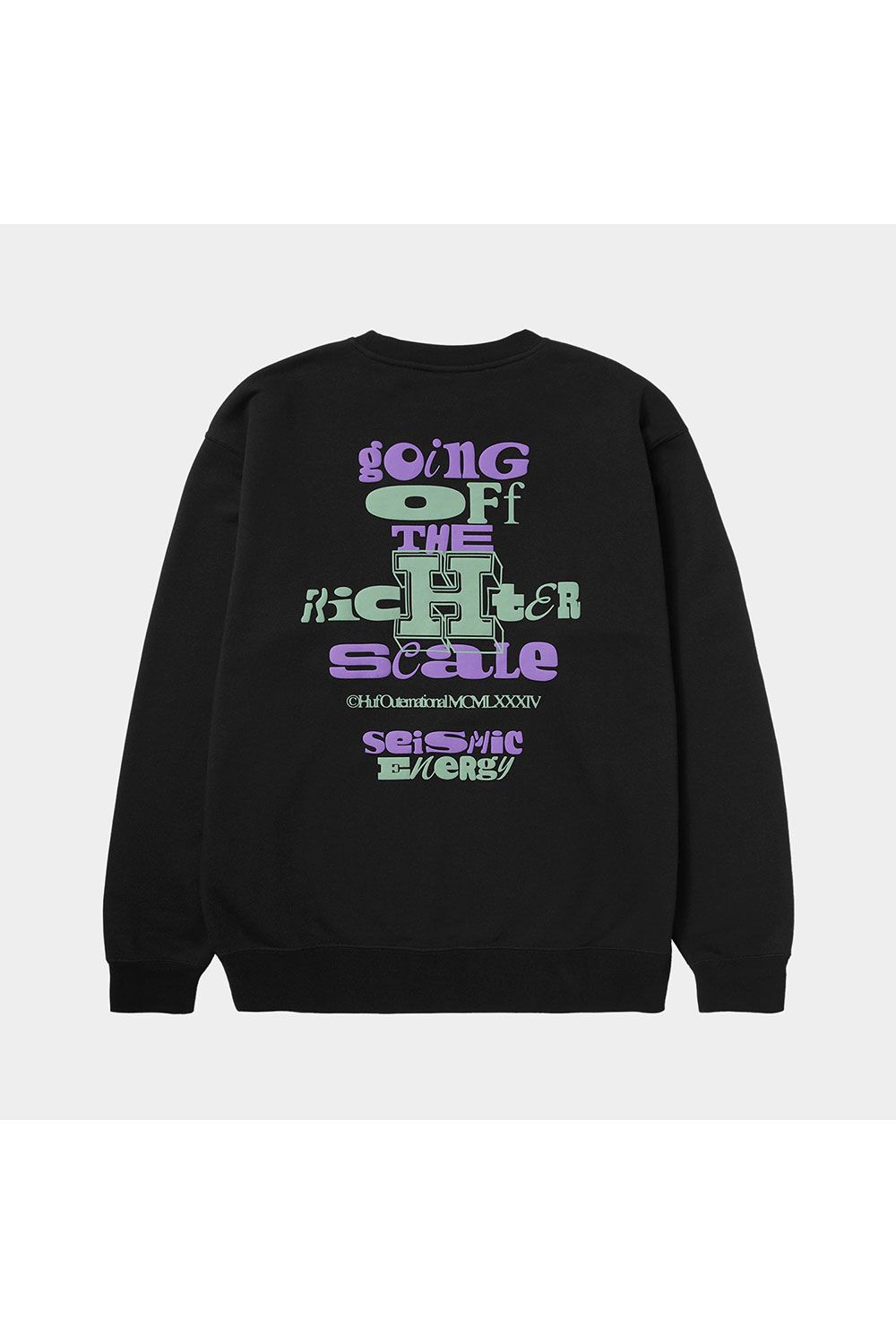 HUUUF CREWNECK / ブラック