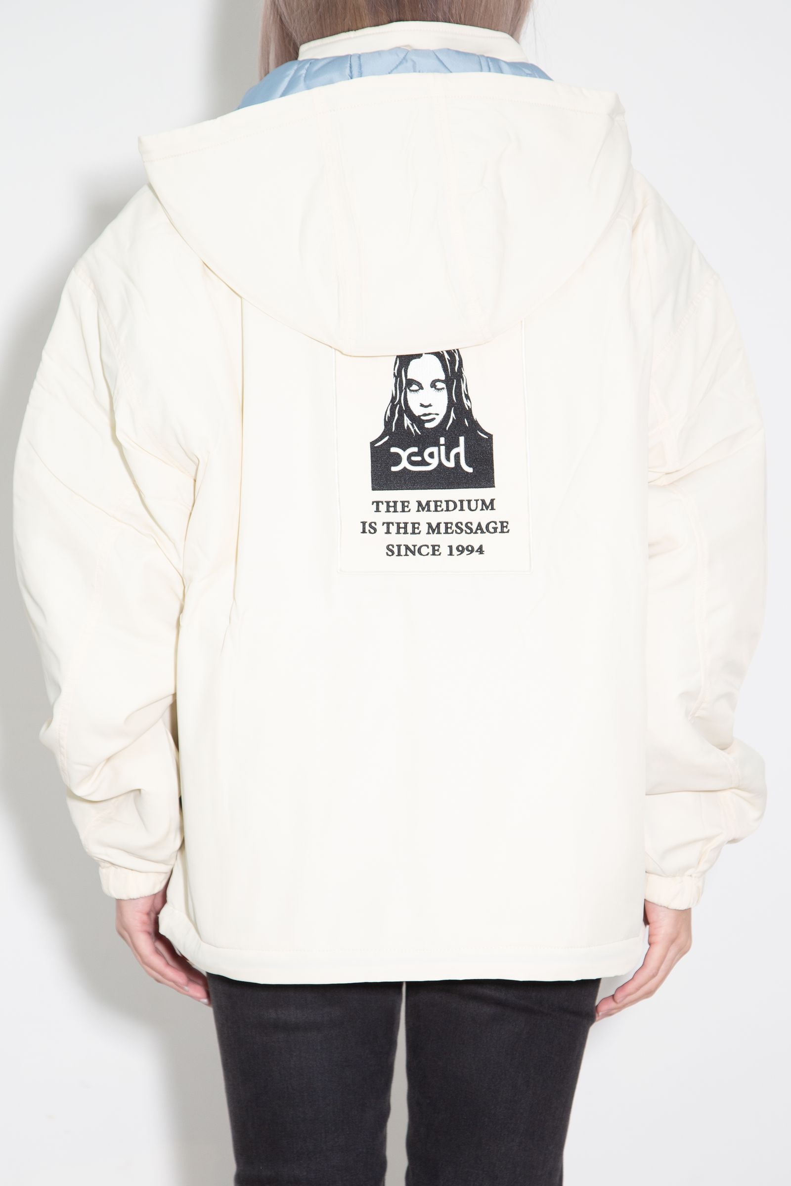 FACE PATCH REVERSIBLE JACKET / ホワイト