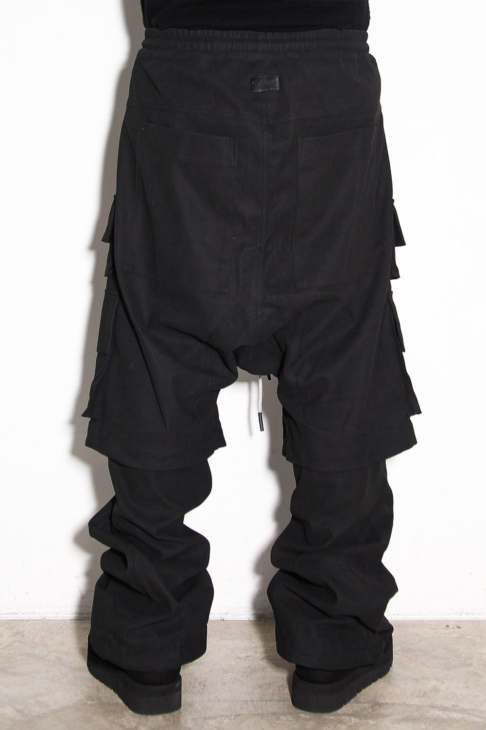 レイヤードブーツカットパンツ / LAYEDER BOOTS CUT / ブラック / ag-12009