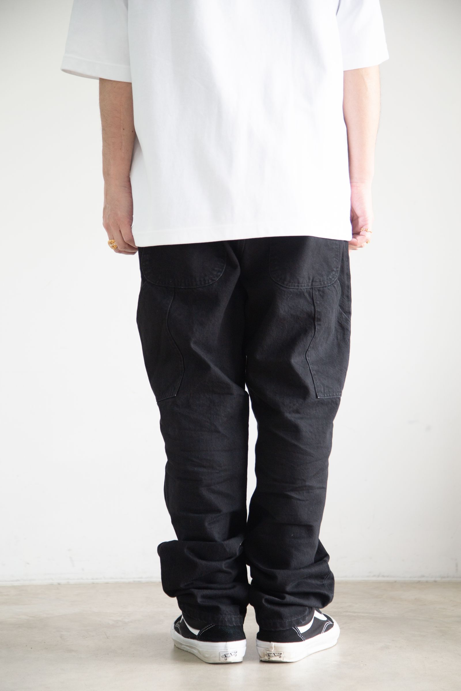 【ICECREAM】BUGGY DENIM PANTS / ブラック