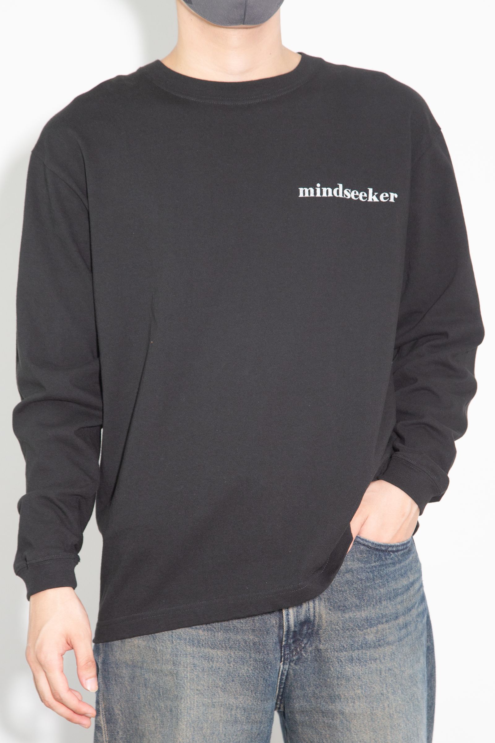 ［ラスト1点 サイズ2］Massage L/S Tee / ブラック