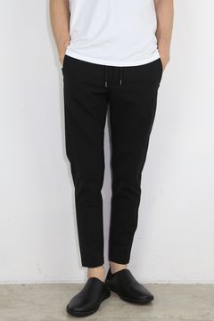 SOLOTEX DOUBLE CLOTH SIDE POCKET EASY TROUSERS / ブラック