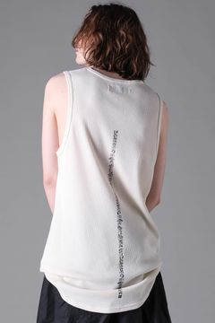 Back-Printed Waffle Jersey Log Sleeve