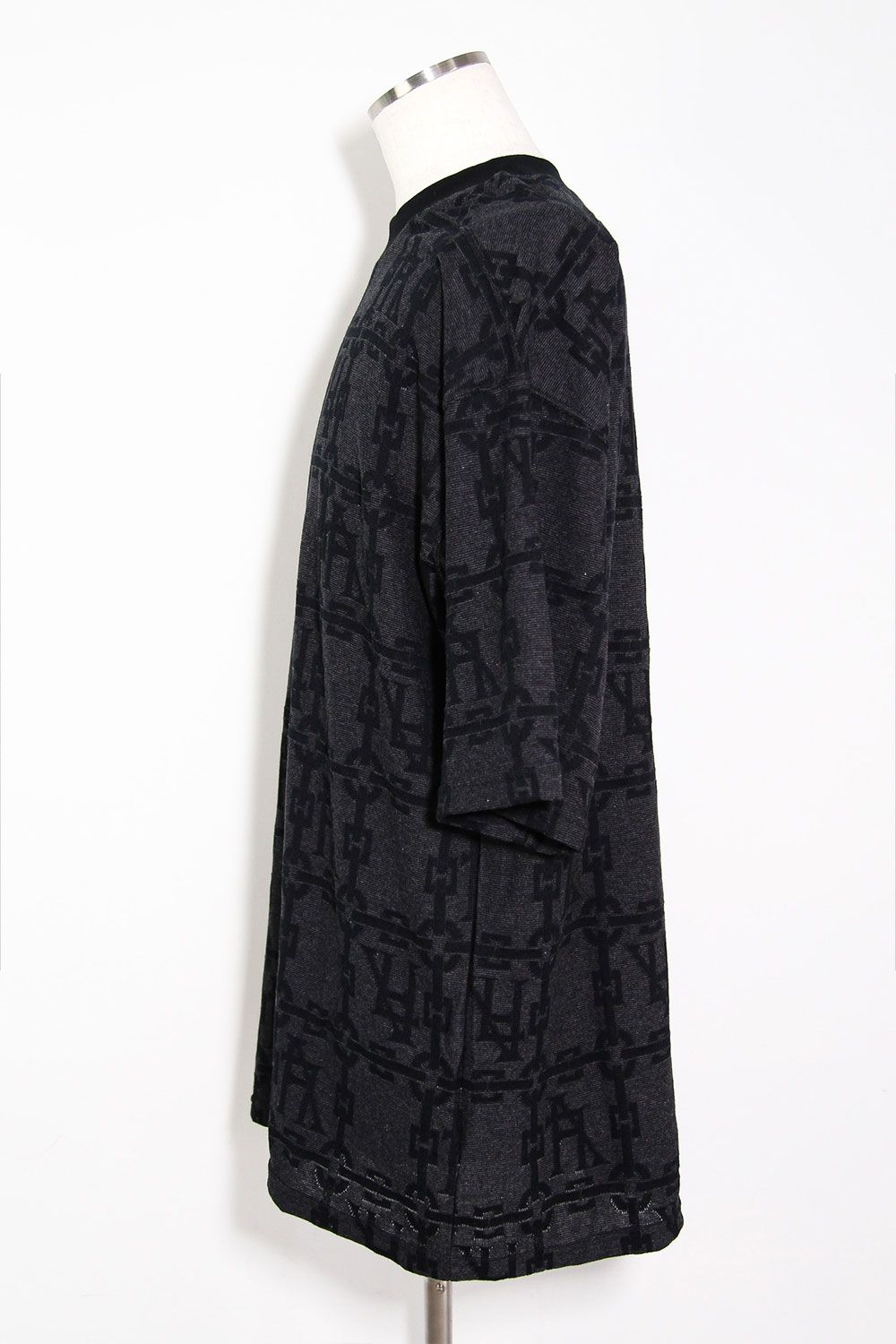 エーエフアーティファクト　ニット　オーバーサイズ A.F ARTEFACT LAYERED SLEEVE TOP / COPE KNIT JERSEY (LIGHT