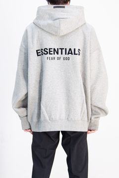 22SS BACK LOGO SWEAT HOODIE / ダークオートミール